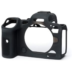 easyCover Camera Case Silicone Protection Compatible for Canon R5 / R6 / R6 Mark II (Black)