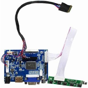 VSDISPLAY HD-MI VGA 2AV LCD Controller Board Work for 14" 15.6'' b140xtn03.1 LP140WH1 BT140XW02 B156XW02 1366x768 LVDS 40Pin WLED Backlight LCD Panel