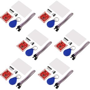 6pcs PN532 NFC NXP RFID Module V3 Kit Near Field Communication Reader Module Kit I2C SPI HSU with S50 White Card Key Card for Arduino Raspberry Pi DIY Smart Phone Android Phone