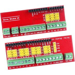 NOYITO Screw Shield V3 Terminal Expansion Board Compatible UNO R3 - Assembled