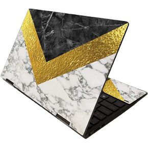 MightySkins Skin for HP Envy x360 13" (2020) - Green Agate | Protective, Durable, and Unique Vinyl Decal wrap Cover | Easy to Apply, Remove, and Change Styles | Made in The USA