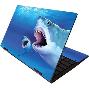 MightySkins Skin for HP Envy x360 13" (2020) - Neon Wolf | Protective, Durable, and Unique Vinyl Decal wrap Cover | Easy to Apply, Remove, and Change Styles | Made in The USA