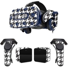 MightySkins Glossy Glitter Skin for HTC Vive Pro Full Coverage - Houndstooth | Protective, Durable High-Gloss Glitter Finish | Easy to Apply, Remove, and Change Styles | Made in The USA