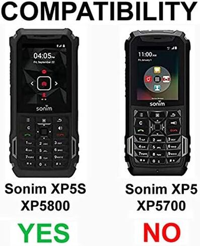 Case with Clip Compatible with Sonim XP5S Phone Model XP5800. Secure fit, Heavy Duty Swivel Belt Clip Holster in Saudi Arabia