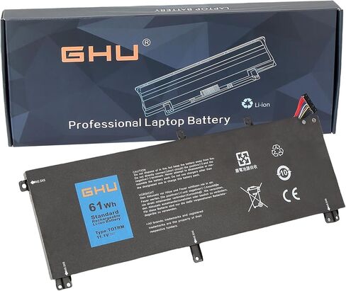 بطارية GHU الجديدة H76MV T0TRM 61 WH متوافقة مع Dell Precision M3800، متوافقة مع سلسلة Dell XPS 15 9530 Fit 245RR 0H76MY 07D1WJ 7D1WJ TOTRM Y757W 701WJ Y758W 11.1V in Saudi Arabia