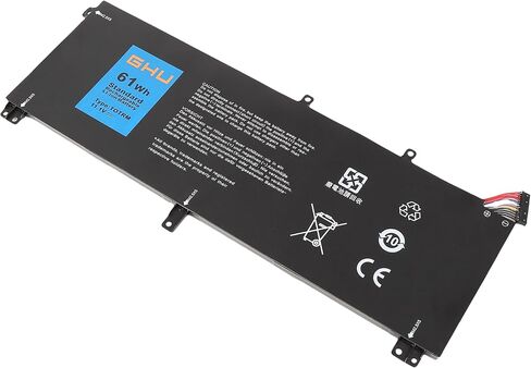 بطارية GHU الجديدة H76MV T0TRM 61 WH متوافقة مع Dell Precision M3800، متوافقة مع سلسلة Dell XPS 15 9530 Fit 245RR 0H76MY 07D1WJ 7D1WJ TOTRM Y757W 701WJ Y758W 11.1V in Saudi Arabia