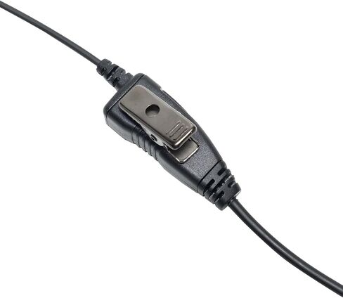 Earpiece for Motorola CLP1010 CLP1040 CLP1060 Walkie Talkie 2 Way Radio with CLP Single Pin C Ring Headset and PTT Mic, Replace for HKLN4455 HKLN4487 HKLN4603 (1 Pack) in Saudi Arabia