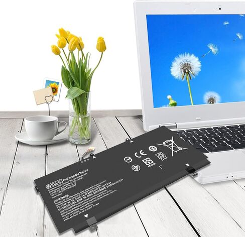 SH03XL 859356-855 بطارية بديلة HP لجهاز HP Spectre X360 13-AC0XX 13-AC033DX 13-AC023DX AC013DX 13-AC063DX AC052NA 13-W0XX W063NR 13T-AB000 HSTNN-LB7L 859026-421 TPN-Q 178 بطارية كمبيوتر محمول. in Saudi Arabia