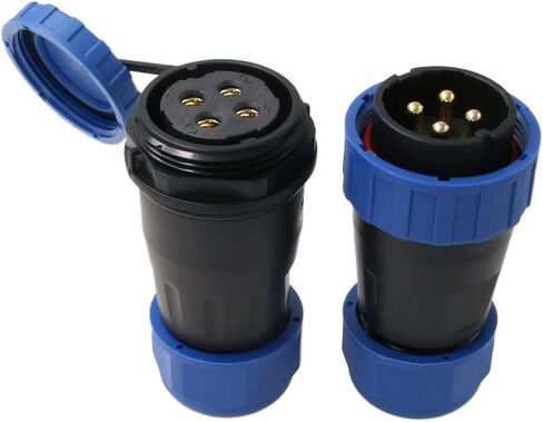 TY28 4 Pin 45A Aviation Waterproof Connector Male Female Cable Plug Socket Screw-Crimp Solder-Free Quick-Disconnect for Power Device in Saudi Arabia