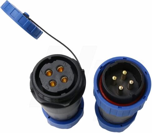 TY28 4 Pin 45A Aviation Waterproof Connector Male Female Cable Plug Socket Screw-Crimp Solder-Free Quick-Disconnect for Power Device in Saudi Arabia