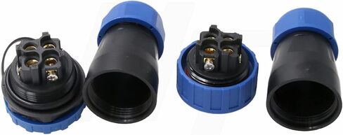 TY28 4 Pin 45A Aviation Waterproof Connector Male Female Cable Plug Socket Screw-Crimp Solder-Free Quick-Disconnect for Power Device in Saudi Arabia