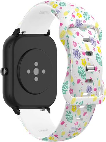 سوار بديل من السيليكون متوافق مع Amazfit Bip U/Bip U Pro/Gtr mini/Gts 4/4 Mini Galaxy Watch 4 40 مم/46 مم ساعة ذكية 20 مم حزام ساعة رياضية معصم in Kuwait