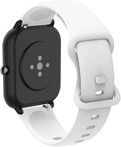 سوار بديل من السيليكون متوافق مع Amazfit Bip U/Bip U Pro/Gtr mini/Gts 4/4 Mini Galaxy Watch 4 40 مم/46 مم ساعة ذكية 20 مم حزام ساعة رياضية معصم in Kuwait