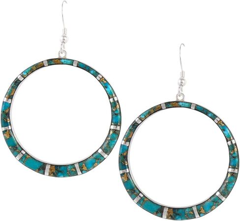 Gemstone Earrings in 925 Sterling Silver & Genuine Gemstones in Saudi Arabia