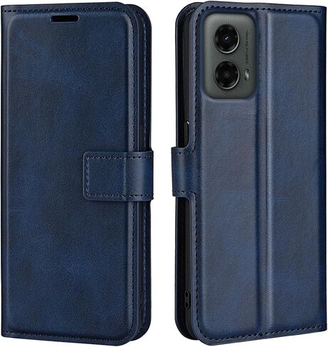 Flip Case for Moto G 5G 2024 Wallet PU Leather Magnetic Protective Cellphone Case for Motorola Moto G 5G 2024 Folio Book Cover with Stand (Blue) in Kuwait