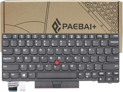 Replacement Laptop Keyboard for Lenovo ThinkPad X280 X390 X395 L13, X13 Gen 1, Yoga L13 Gen 1, with Frame Pointer No Backlight US Layout in Saudi Arabia