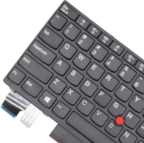 Replacement Laptop Keyboard for Lenovo ThinkPad X280 X390 X395 L13, X13 Gen 1, Yoga L13 Gen 1, with Frame Pointer No Backlight US Layout in Saudi Arabia
