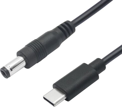 4 قطع قصيرة DC 5.5 مم × 2.1 مم إلى USB C سلك الطاقة 6 بوصة، DC 5521 ذكر إلى USB نوع C ذكر التوصيل 5 فولت 3A سلك تمديد كابل شحن الطاقة، للمروحة الصغيرة، مصباح السرير إلخ معدات USB من النوع C الأخرى in Saudi Arabia