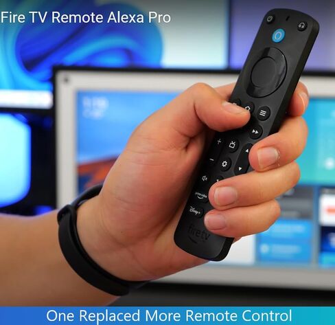 Replacement Voice-Remote-Control PRO for TV-Stick/TV Cube and Compatible with Insignia/Toshiba/Pioneer Fires Smart TVs in Saudi Arabia