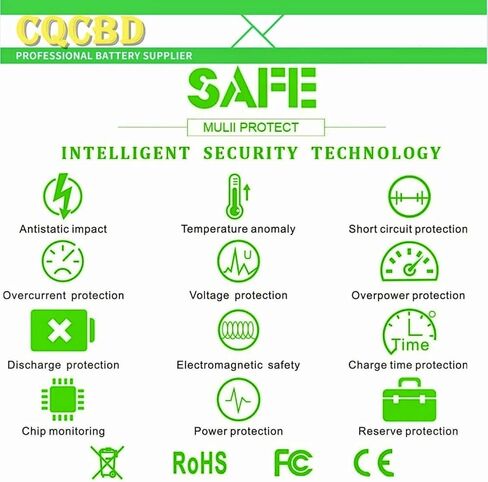 CQCQ PR08 Battery for HP Probook 4730s 4740s Series Laptop HSTNN-IB2S HSTNN-LB2S HSTNN-I98C-7 633734-141 633734-151 633734-421 633807-001 (8Cell 14.4V 75Wh/5200mAh) in Kuwait