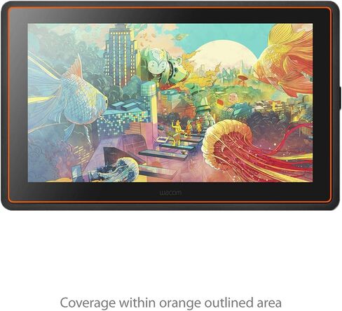 BoxWave Screen Protector Compatible with Wacom Cintiq 22 (DTK2260K0A) - ClearTouch Crystal (2-Pack), HD Film Skin - Shields from Scratches for Wacom Cintiq 22 (DTK2260K0A) in Saudi Arabia