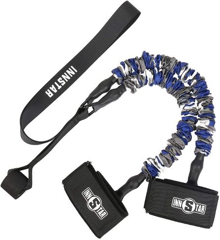INNSTAR غنيمة مقاومة باند غلوت سلك كابل آلة لتمرين الورك المنزلي كابل ركلات مع تعليمات وحقيبة حمل in Kuwait