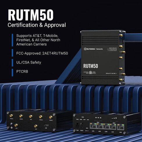 Teltonika RUT956 Industrial Cellular WiFi Router - 4G LTE (CAT 4), 3G, 2G Connectivity - Multiple Interfaces with GNSS Capabilities - Auto WAN Failover, Dual SIM Internet Router (TELRUT956A00A00) in Saudi Arabia