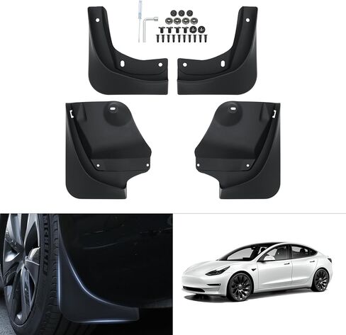 Compatible with Mud Flaps Kit 2021 2022 2023 2024 Volkswagen ID.4 VW ID4 Splash Guards Fender Accessories Front and Rear Set 4Pcs in Saudi Arabia