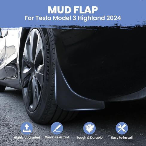 Compatible with Mud Flaps Kit 2021 2022 2023 2024 Volkswagen ID.4 VW ID4 Splash Guards Fender Accessories Front and Rear Set 4Pcs in Saudi Arabia