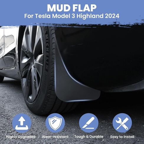 Compatible with Mud Flaps Kit 2021 2022 2023 2024 Volkswagen ID.4 VW ID4 Splash Guards Fender Accessories Front and Rear Set 4Pcs in Saudi Arabia