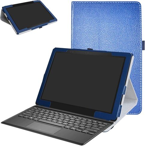 Dell Latitude 5285 Case,Mama Mouth PU Leather Folio Stand Cover for 12.3" Dell Latitude 5285 (12.3 Inch HD IPS Touch) 2in1 Laptop,Black in Saudi Arabia
