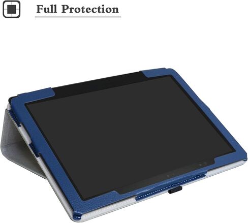 Dell Latitude 5285 Case,Mama Mouth PU Leather Folio Stand Cover for 12.3" Dell Latitude 5285 (12.3 Inch HD IPS Touch) 2in1 Laptop,Black in Saudi Arabia