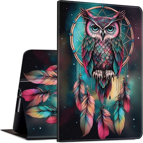 لحافظة الكمبيوتر اللوحي Fire HD 10 الجديدة كليًا (الجيل الثالث عشر، إصدار 2023 فقط) غطاء ذكي بحامل قابل للتعديل من جلد البولي يوريثان مقاس 10.1 بوصة مع تنبيه/غفو تلقائي لجهاز Fire Tablet 10 2023، زهرة القمر ستار in Kuwait