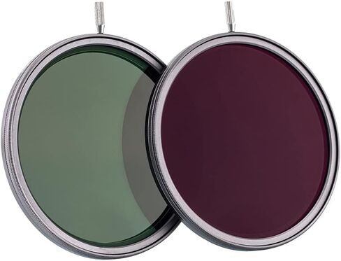Kase 82mm Variable ND Filter Adjustable 2-5 Stop Filter with Magnetic 86mm Lens Cap (52, Variable ND 2-5 Stop) in Saudi Arabia