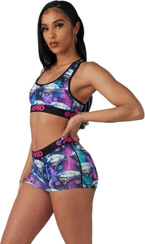 PSD Women's Benji Paisley Boy Shorts, Multi, M in Saudi Arabia