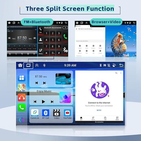 8 Core 4+64GB Android 13 Upgrade Radio Kit for Jeep Wrangler 2011-2014 with Wireless Carplay & Android Auto, 10.1 Inch Touchscreen Stereo Replacement GPS Unit WiFi 32EQ DSP 59UI Backup Camera in Saudi Arabia