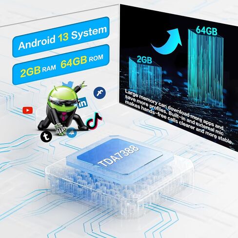 8 Core 4+64GB Android 13 مجموعة راديو ترقية لسيارة Jeep Wrangler 2011-2014 مع Carplay اللاسلكي وAndroid Auto، 10.1 بوصة تعمل باللمس ستيريو استبدال وحدة GPS WiFi 32EQ DSP 59UI كاميرا احتياطية in Saudi Arabia