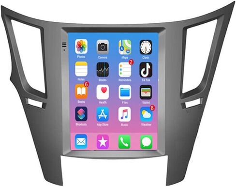 2+32G Android 13 CarPlay Stereo مناسب لـ Subaru Outback Legacy 2009 2010 2011 2012 2013 2014، Slakerbe شاشة لمس 9.7 بوصة لاسلكية CarPlay & Android Auto مع وصلة مرآة بلوتوث GPS واي فاي FM in Saudi Arabia