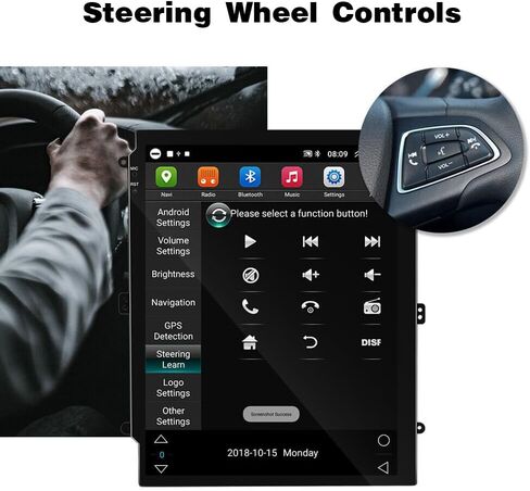 2+32G Android 13 CarPlay Stereo مناسب لـ Subaru Outback Legacy 2009 2010 2011 2012 2013 2014، Slakerbe شاشة لمس 9.7 بوصة لاسلكية CarPlay & Android Auto مع وصلة مرآة بلوتوث GPS واي فاي FM in Saudi Arabia