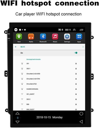 2+32G Android 13 CarPlay Stereo مناسب لـ Subaru Outback Legacy 2009 2010 2011 2012 2013 2014، Slakerbe شاشة لمس 9.7 بوصة لاسلكية CarPlay & Android Auto مع وصلة مرآة بلوتوث GPS واي فاي FM in Saudi Arabia