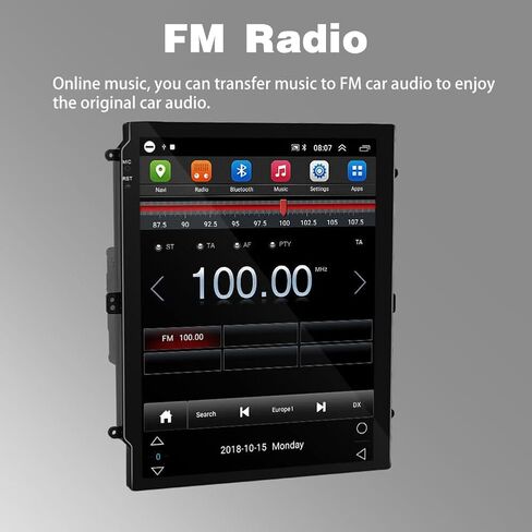 2+32G Android 13 CarPlay Stereo مناسب لـ Subaru Outback Legacy 2009 2010 2011 2012 2013 2014، Slakerbe شاشة لمس 9.7 بوصة لاسلكية CarPlay & Android Auto مع وصلة مرآة بلوتوث GPS واي فاي FM in Saudi Arabia