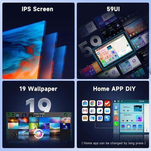 Hodozzy 8 Core 2G+64G Android Car Stereo for Toyota Avalon 2006 2007 2008 2009 2010 مع Carplay Android Auto، 9 بوصة IPS شاشة تعمل باللمس راديو السيارة مع DSP GPS Navi Mirror Link WiFi Bluetooth FM/RDS in Saudi Arabia
