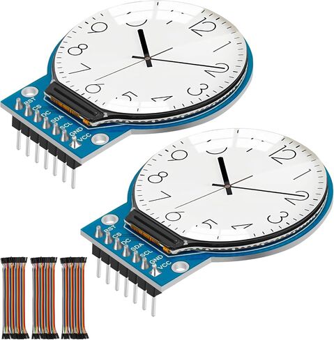 2 Pcs 0.96 Inch OLED I2C IIC Display Module 12864 128x64 Pixel SSD1306 Mini Self-Luminous OLED Screen Board with 120pcs Dupont Wire Compatible with Arduino Raspberry Pi (Blue & Yellow) in Saudi Arabia