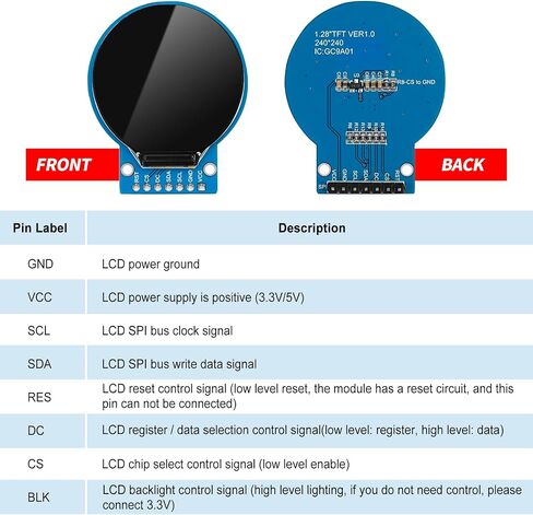 2 Pcs 0.96 Inch OLED I2C IIC Display Module 12864 128x64 Pixel SSD1306 Mini Self-Luminous OLED Screen Board with 120pcs Dupont Wire Compatible with Arduino Raspberry Pi (Blue & Yellow) in Saudi Arabia