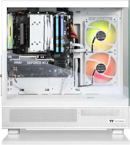 Thermaltake Vista i350 R4 Gaming Desktop (Intel® Core™ i5-13400F, ToughRam 16GB DDR4 3600MHz RGB Memory, NVIDIA® GeForce RTX™ 3050, 1TB NVMe M.2, WiFi, Windows 11) V27S-B76R-350-LCS in Saudi Arabia