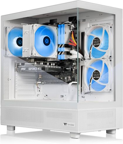 Thermaltake Vista i350 R4 Gaming Desktop (Intel® Core™ i5-13400F, ToughRam 16GB DDR4 3600MHz RGB Memory, NVIDIA® GeForce RTX™ 3050, 1TB NVMe M.2, WiFi, Windows 11) V27S-B76R-350-LCS in Saudi Arabia