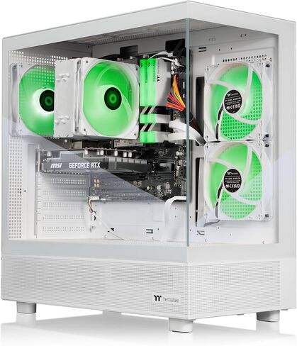 Thermaltake Vista i350 R4 Gaming Desktop (Intel® Core™ i5-13400F, ToughRam 16GB DDR4 3600MHz RGB Memory, NVIDIA® GeForce RTX™ 3050, 1TB NVMe M.2, WiFi, Windows 11) V27S-B76R-350-LCS in Saudi Arabia