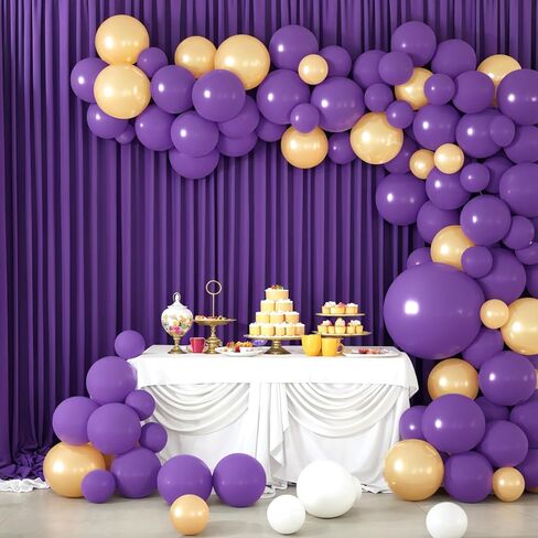10x10 Black Backdrop Curtain for Parties, Wedding Wrinkle Free Black Photo Curtains,Backdrop Drapes Fabric Decoration for Graduation Baby Shower 5ft x 10ft,2 Panels in Saudi Arabia