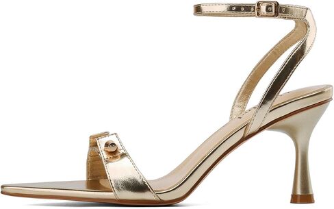 صنادل نسائية مفتوحة من الأمام بأربطة صنادل بكعب ستيليتو للحفلات الراقصة وحفلات العودة للوطن أحذية أنيقة باللون الأسود in Kuwait