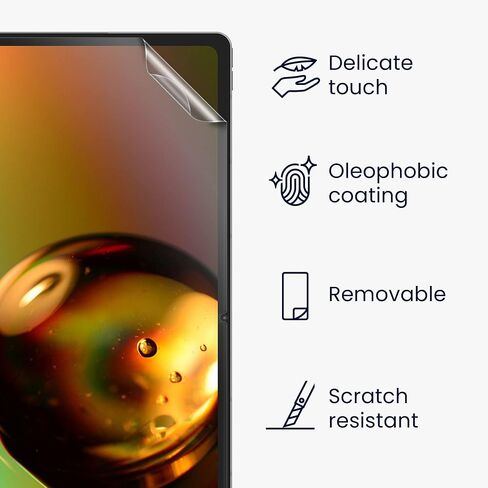 kwmobile Screen Protector Compatible with Lenovo Tab P12 Pro Screen Protector - 2X Anti-Reflective Matte Film for Tablet in Saudi Arabia